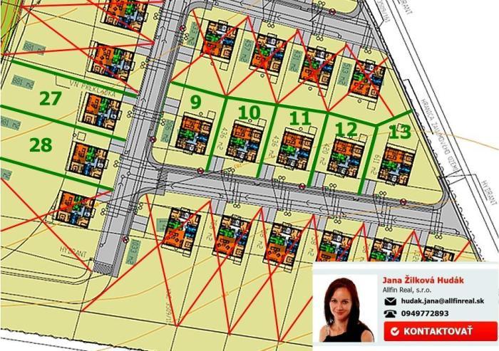 Reality Stavebné pozemky s IS, Prešov - Nižná Šebastová