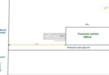 Reality Predaj, pozemok pre rodinný dom   496 m2 Prešov