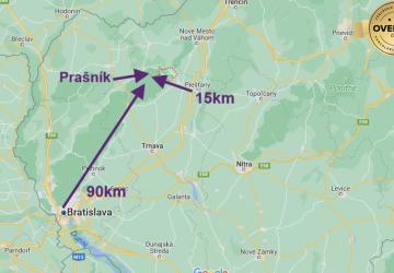Reality Orná pôda 2 x 6.000m2 v obci Prašník. okr. Piešťany