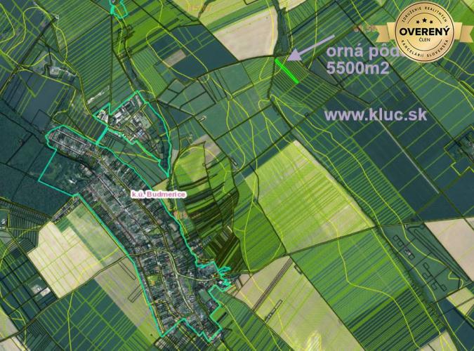 Reality Pôda na poľnohospodárske účely. Budmerice