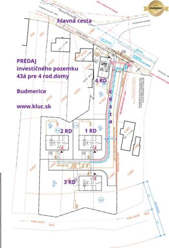 Reality Ponuka pre investorov: veľký pozemok s možnosťou rozdelenia. Budmerice
