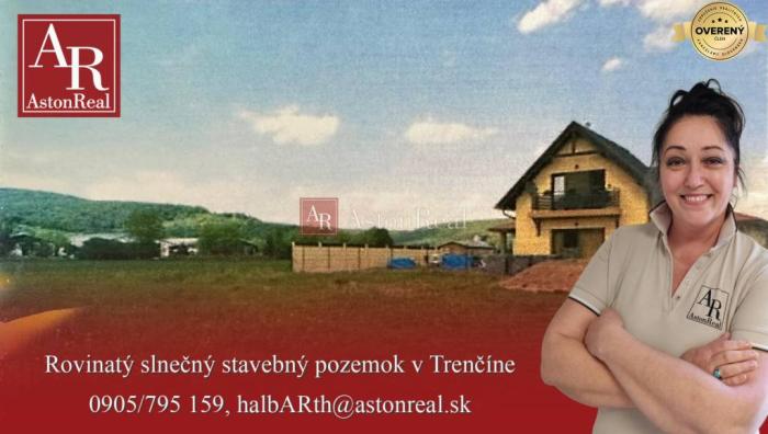 Reality Stavebný rovinatý slnečný pozemok so sieťami, 650m2, Trenčín-Záblatie