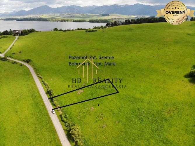 Reality HD REALITY, Predaj, rekreačný pozemok Bobrovník, Liptovská Mara