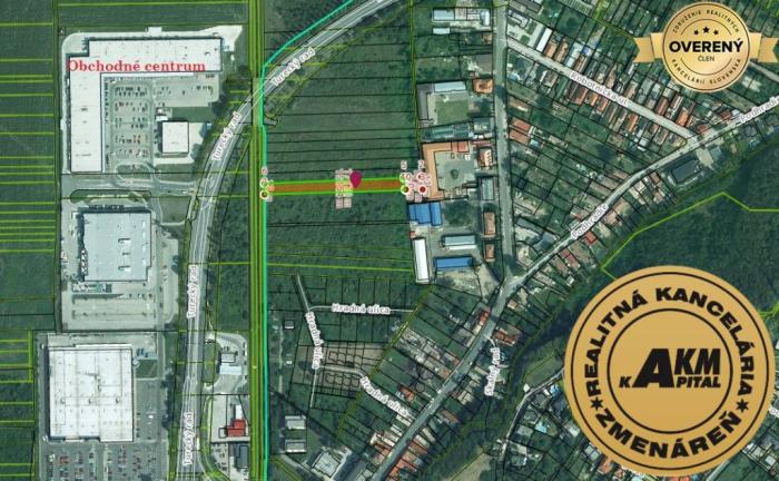 Reality Stavebný pozemok 2100m2 v centre mestaLevice na PREDAJ