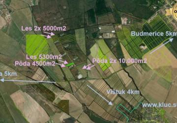 Reality Hľadáte pôdu, les alebo lúku v okrese Pezinok? Budmerice