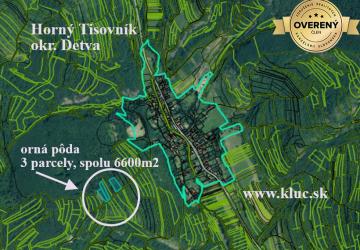 Reality Ponúkame pozemky, od 1000m2, pôdu a les, spolu viac ako 4ha.