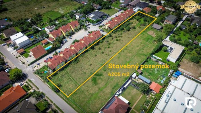 Reality RADO | Stavebný pozemok pre developerov | 4205 m² | Miloslavov