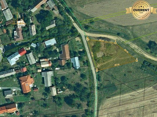 Reality Pozemok na výstavbu RD, 15 min od Prešova