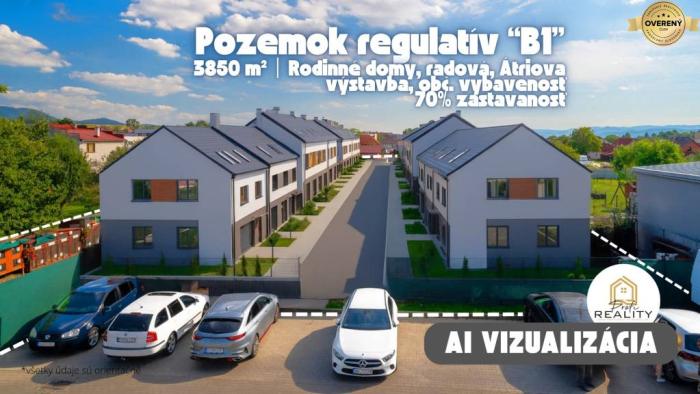 Reality Dev. pozemok pre RD / OV so St. Povolením a projektom Obch. Budovy