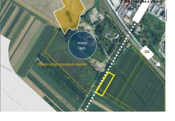 Reality V Petržalke pri NESTE a hranici s Rakúskom pozemok o rozlohe 3.995 m2 ,