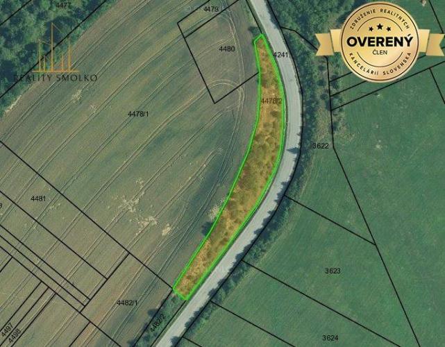 Reality Na predaj pozemok pri meste Veľký Šariš 2361 m² za 9900 €.