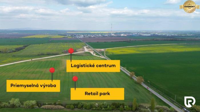 Reality Pozemok na logistické centrum a priemyselnú výrobu | Šala | 15ha