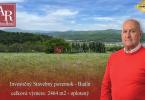 Reality Predaj: Investičný Stavebný pozemok 2464 m2, Badín, krásny výhľad
