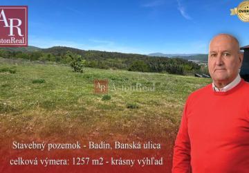 Reality Predaj: Stavebný pozemok 1257 m2, Badín - Banská ul.