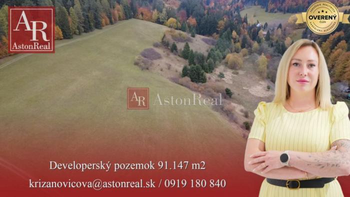 Reality Investičný pozemok pre individuálnu rekreáciu- Čertov 91.147m2