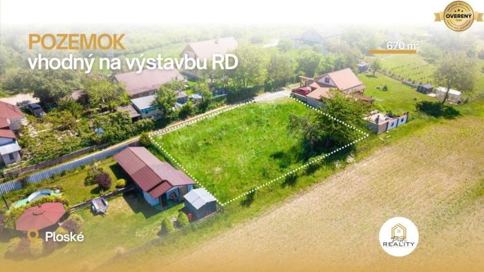 Reality PREDAJ | Stavebný pozemok 670 m² – Ploské, Ortáše