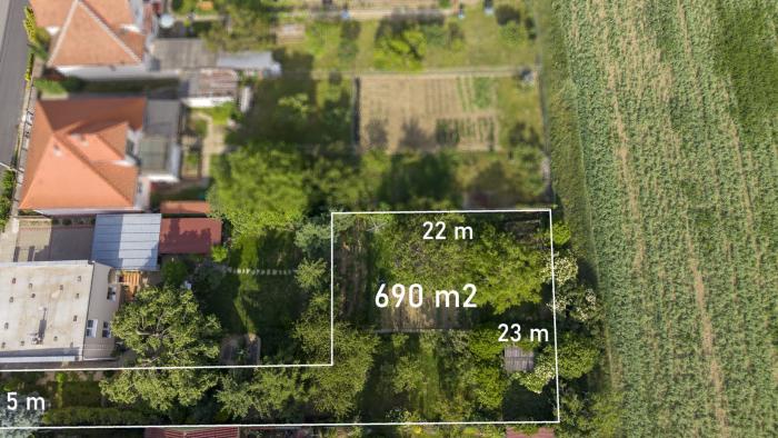 Reality PNORF – Ideálny st. pozemok 690 m², šírka 23 m, Gojdičova ul.