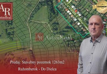 Reality PREDAJ: Stavebný pozemok 1263m2, Ružomberok - Do Dielca