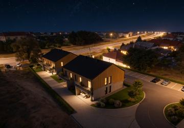 Reality PNORF – Investičný stavebný pozemok pre 2 bytové domy, 1742 m², Dvorníky