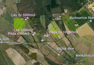 Reality Hľadáte pôdu, les alebo lúku v okrese Pezinok? Budmerice