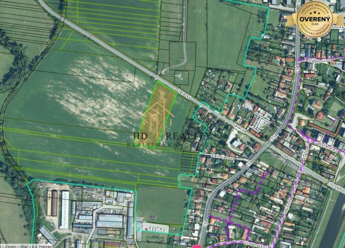 Reality HD REALITY, predaj rozsiahly pozemok s výmerou 9 609 m² na Sliači