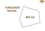 Reality Stavebný pozemok 834m2 TURČIANSKY MICHAL