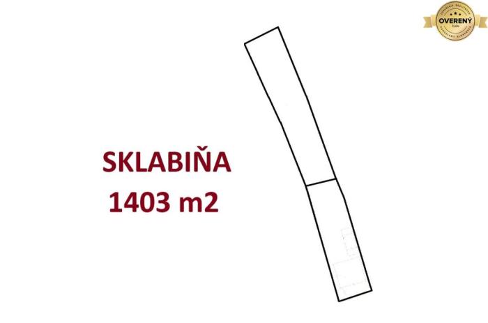 Reality Stavebný pozemok 1403m2 - SKLABIŇA -7 km od mesta Martin