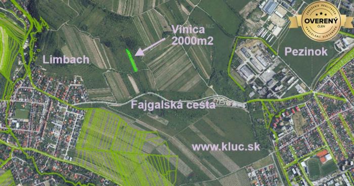 Reality Oplotený obrábaný vinohrad so studňou.Fajgalská cesta